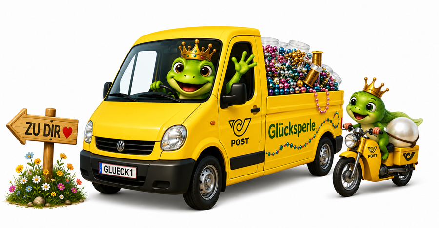 Glücksperle Lieferung
