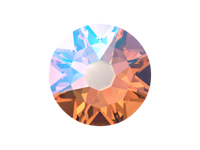 Flat Back 2088 Glitzerstein zum Aufkleben Größe SS30 Farbe: 