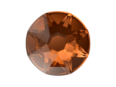 Swarovski Flat-Back 2088 XIRIUS Rose Größe SS12 Farbe Smoked