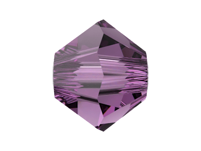 winzige Doppelkegel Perlen 5328 2,5mm Farbe: Amethyst