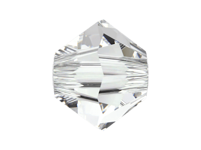 winzige Doppelkegel Perlen 5328 2,5mm Farbe: Crystal