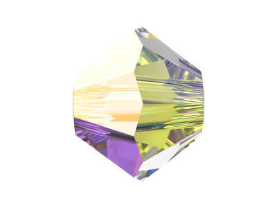 winzige Doppelkegel Perlen 5328 2,5mm Farbe: Crystal AB