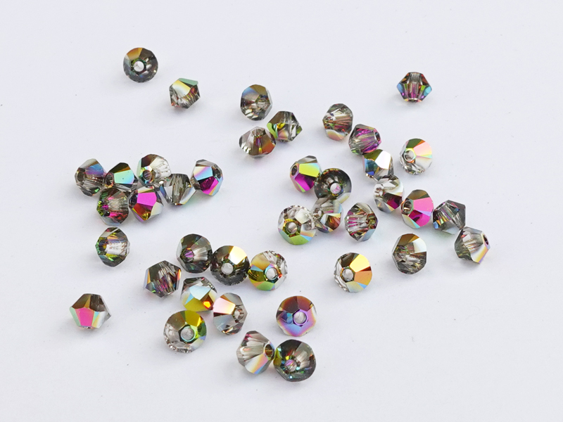Bicone Perlen 5328 Crystal Vitrail Medium