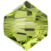 40 Stk. Austrian Crystal Doppelkegel Perlen XILION 5328 3mm Citrus Green