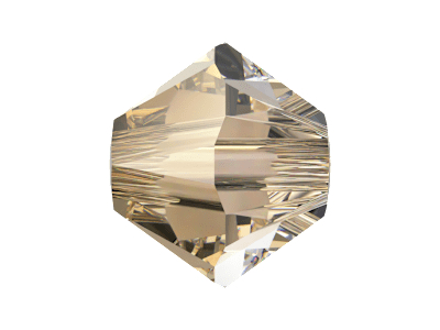 Swarovski Bicone Doppelkegel Perlen 4mm Farbe Crystal Golden