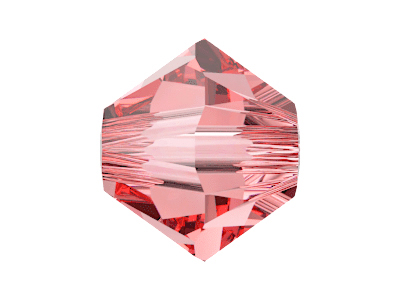 Austrian Crystal Bicone 5328 Doppelkegel Perlen 4mm Padparad