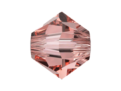 Swarovski Xilion Bicone 5328 Doppelkegel Perlen 3mm Rose Pea