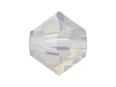 Swarovski Xilion Bicone 5328 Doppelkegel Perlen 3mm White Op