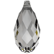 Austrian Crystal Anhänger Tropfen 6010 11x5,5mm Crystal Urban Grey