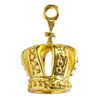 1 Stk. Anhänger - Krone gold