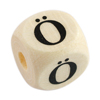 1 Stk. Buchstabenperle - Holzwürfel 10mm - Ö
