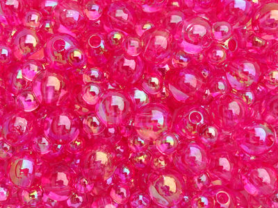 pinke Acrylperle