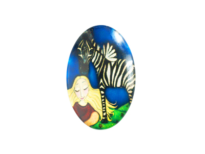 Cabochons mit Motiv 20x30mm