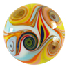 Murano Glascabochon gewölbt 24mm, Design 1