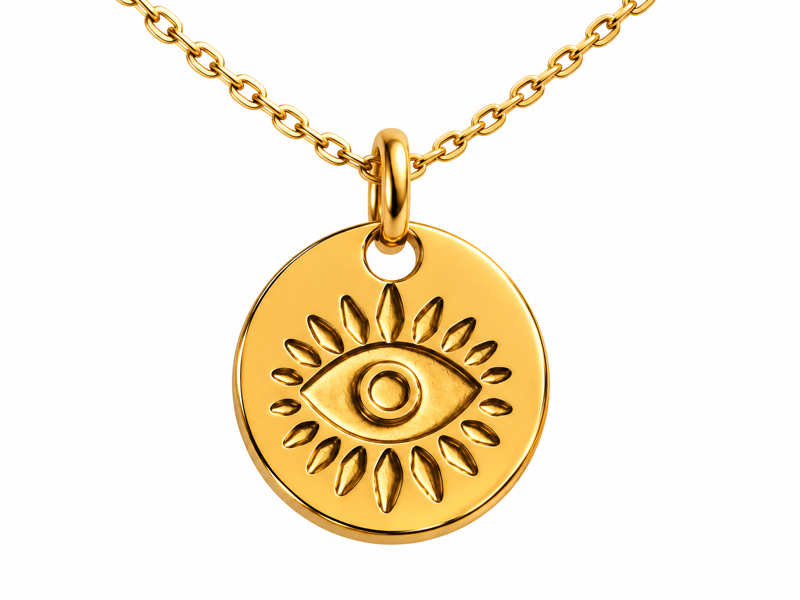 kleiner Schutzsymbol Anhänger - Auge Gottes - als Kettchen