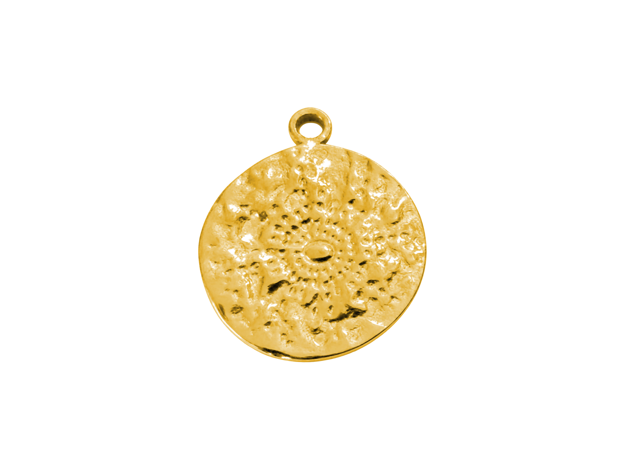 goldenes Medaillon 15mm zum Schmuckmachen