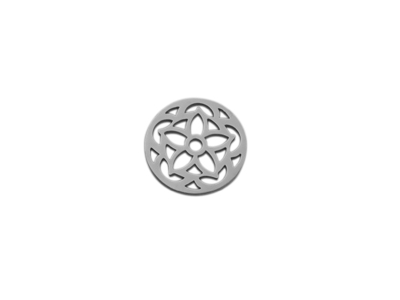 Metallplättchen Connector Verbinder florales Ornament für Ar