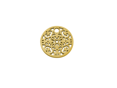 goldenes Metallplättchen Link Connector Verbinder Ornament f