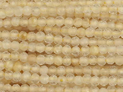 winzige Gold Rutilquarz Steinperlen 2mm zum Schmuckmachen - 