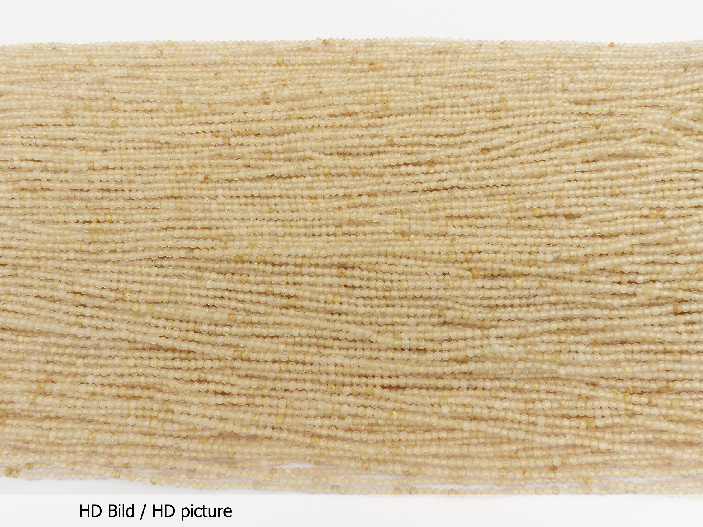 winzige Gold Rutilquarz Steinperlen 2mm zum Schmuckmachen - 