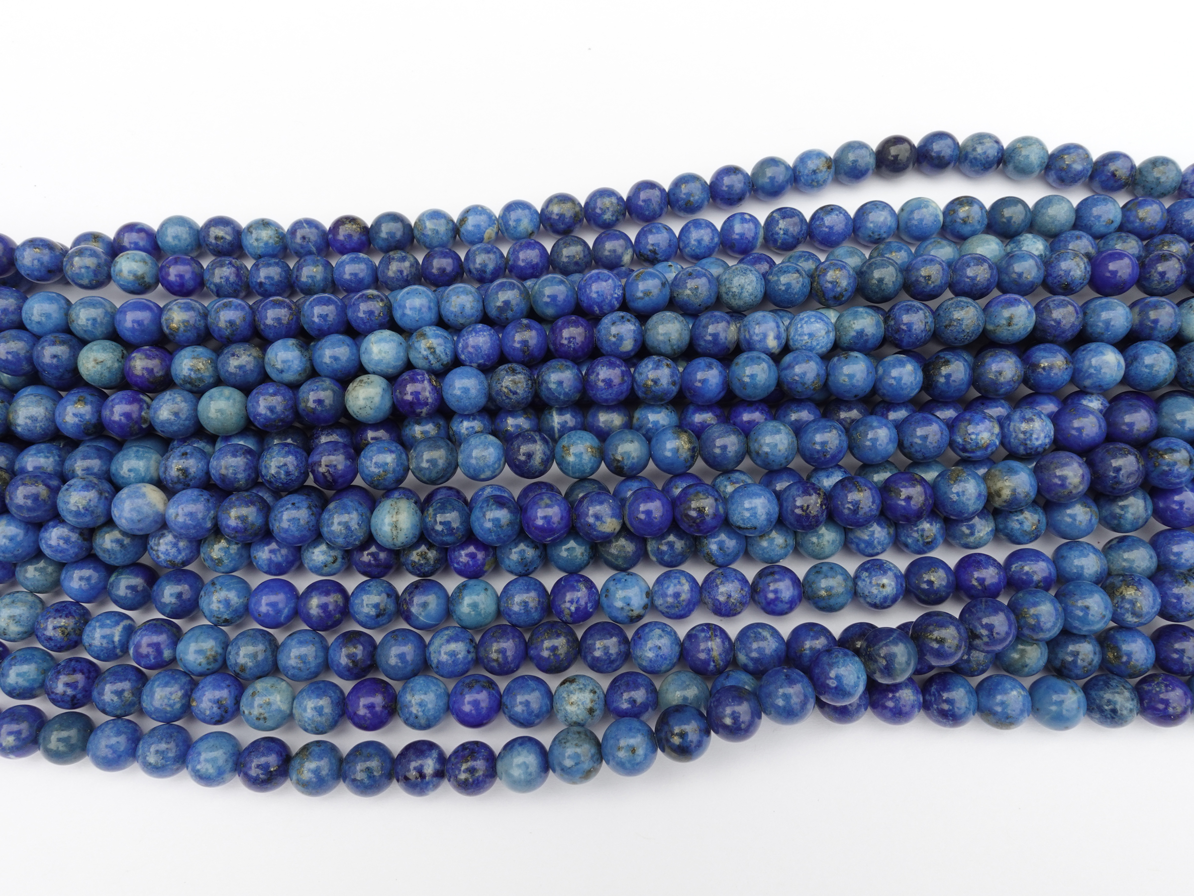 runde Lapis Lazuli Steinperlen 6mm zum Schmuckmachen