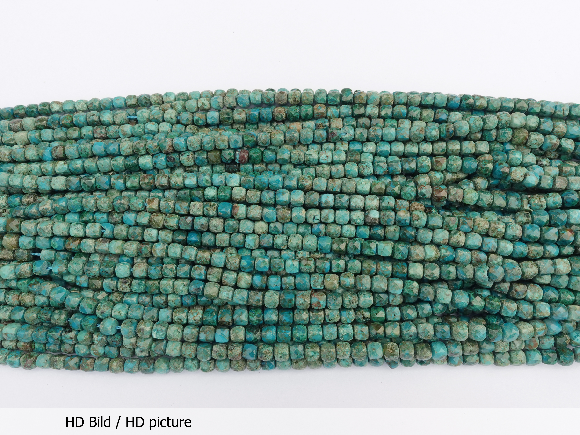 Türkis Steinperlen Würfel 4mm Würfelperlen zum Schmuckmachen