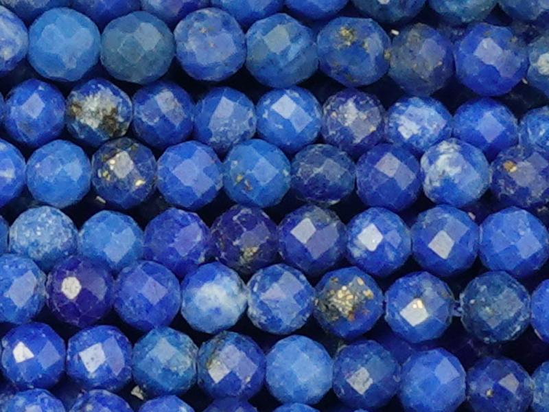 facettierte 2mm Lapis Lazuli Steinperlen zum Schmuckmachen -