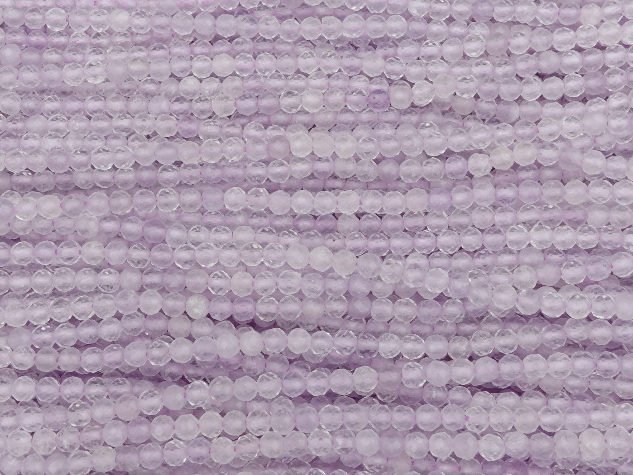 facettierte 3mm Lavendel Amethyst Steinperlen zum Schmuckmac