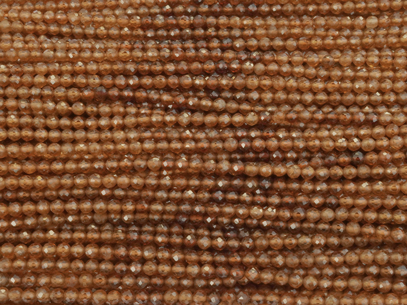 facettierte braune 2mm Granaten Steinperlen zum Schmuckmache