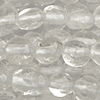 1 Strang (~39cm) echter Bergkristall Steinperlen, Nuggets ~4-6mm
