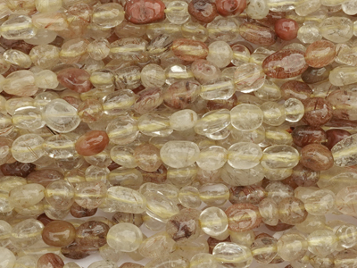 Rutilquarz Steinperlen 4-6mm zum Schmuckmachen