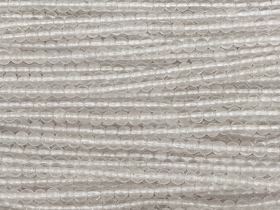 runde 3mm Bergkristall Steinperlen zum Schmuckmachen