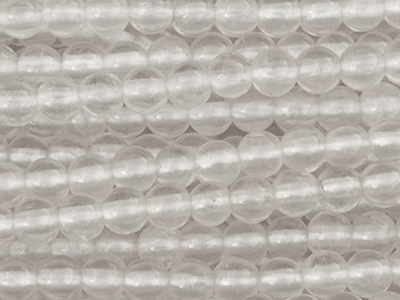 runde 3mm Bergkristall Steinperlen zum Schmuckmachen - Nahau