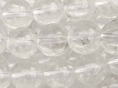 runde 8mm Bergkristall Steinperlen zum Schmuckmachen - Nahau