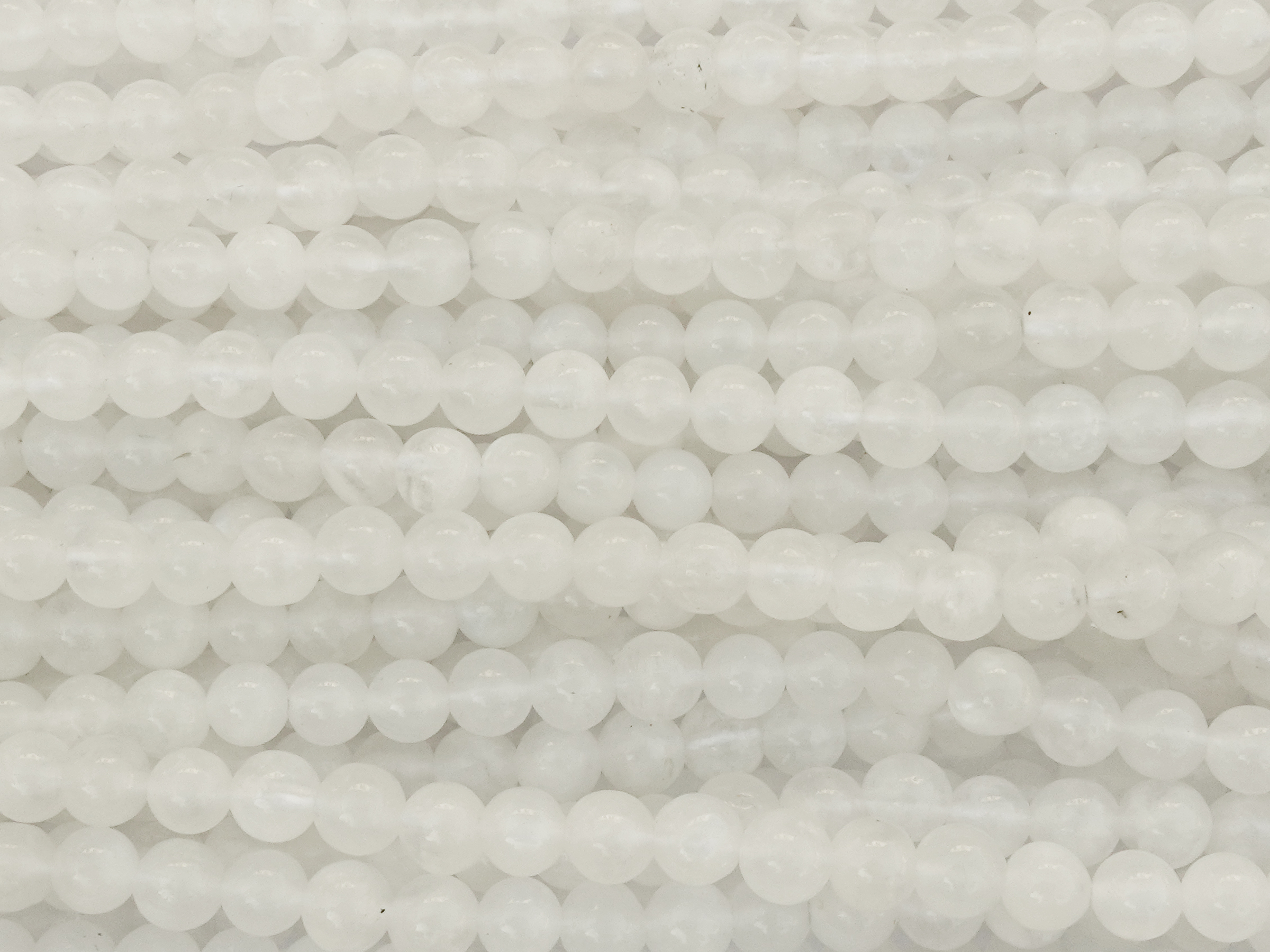 runde 4mm Mondstein Steinperlen zum Schmuckmachen