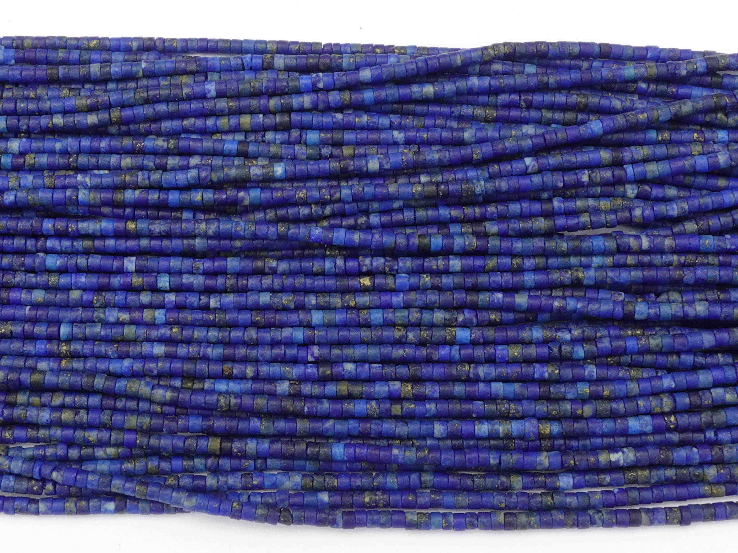 winzige, Delica förmige Lapis Lazuli Steinperlen 1mm zum Sch