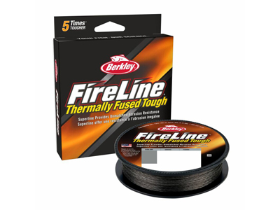 150m Spule Berkley Fireline Fused 0,10mm smoke (schwarz) gün