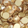 1 Pkg. (12 Stk.) Flat Back Strasssteine SS30 Crystal Golden Shadow