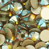 1 Pkg. (20 Stk.) Flat Back Strasssteine SS20 Light Colorado Topaz AB