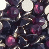 1 Pkg. (12 Stk.) Flat Back Strasssteine SS30 Amethyst