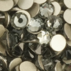 1 Pkg. (12 Stk.) Flat Back Strasssteine SS30 Black Diamond