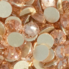 1 Pkg. (12 Stk.) Flat Back Strasssteine SS30 Champagne