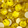 1 Pkg. (20 Stk.) Flat Back Strasssteine SS20 Citrine