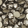 1 Pkg. (12 Stk.) Flat Back Strasssteine SS30 Light Hematite