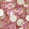 1 Pkg. (12 Stk.) Flat Back Strasssteine SS30 Light Rose