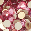 1 Pkg. (12 Stk.) Flat Back Strasssteine SS30 Rose