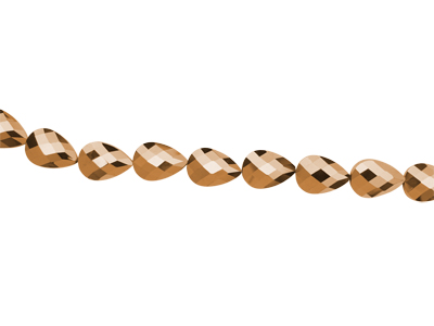 Bronze Tropfen Perlen 9x12mm für Ohrringe