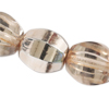 1 Strang (12 Stück) Glasperlen Melonen 10mm Rosegold