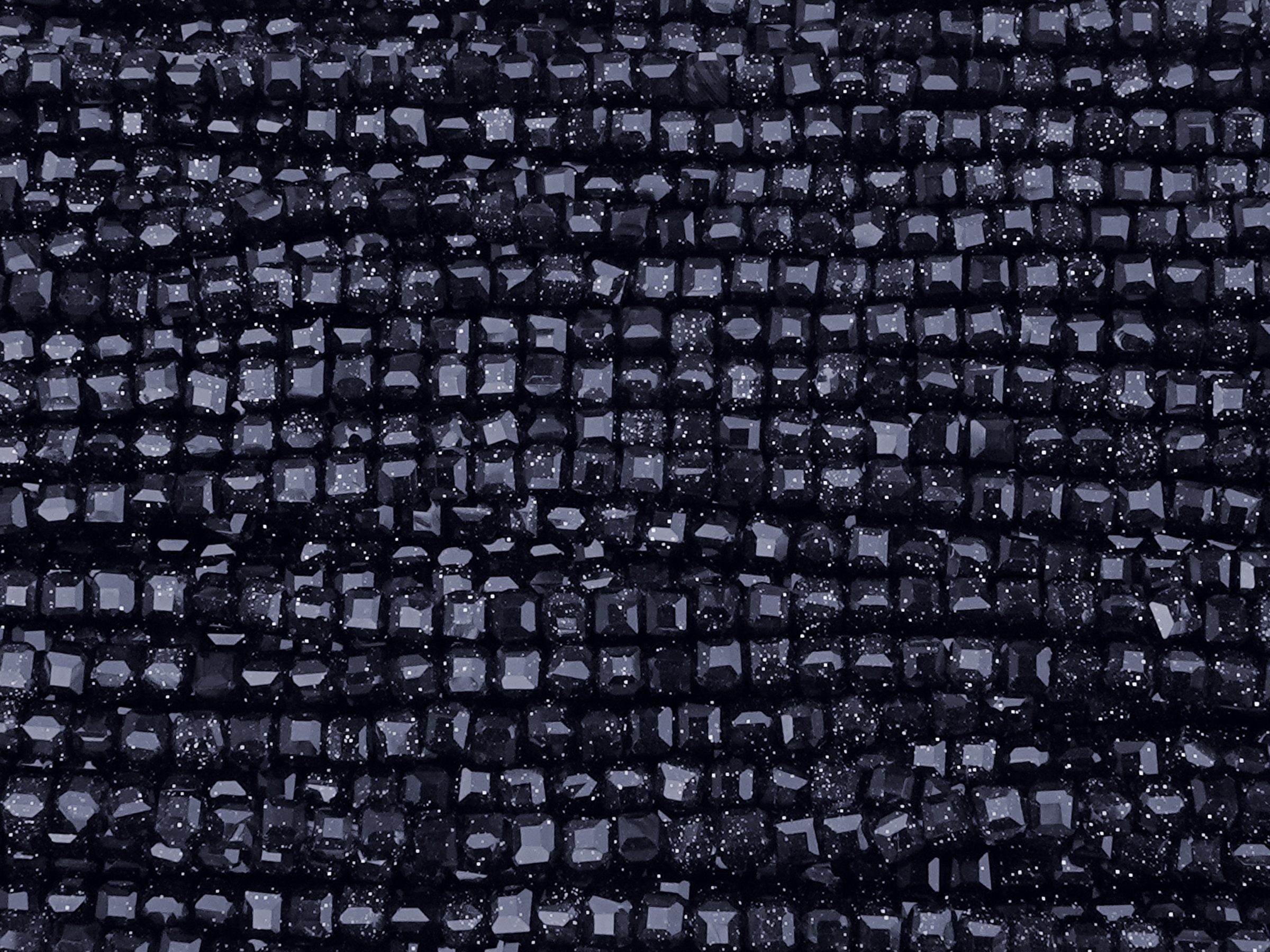 facettierte Blaufluss Würfelperlen 2mm zum Schmuckmachen