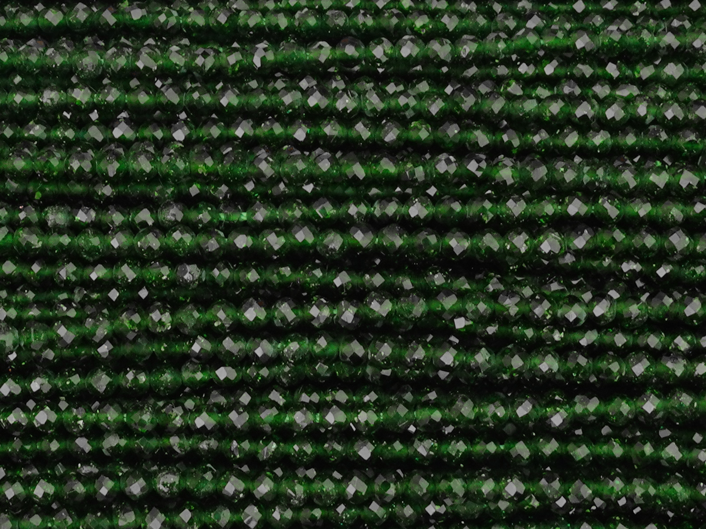 facettierte Grünfluss Perlen 2mm zum Schmuckmachen